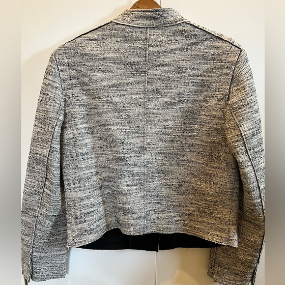 Theory Tweed Moto Jacket - Picture 4 of 6